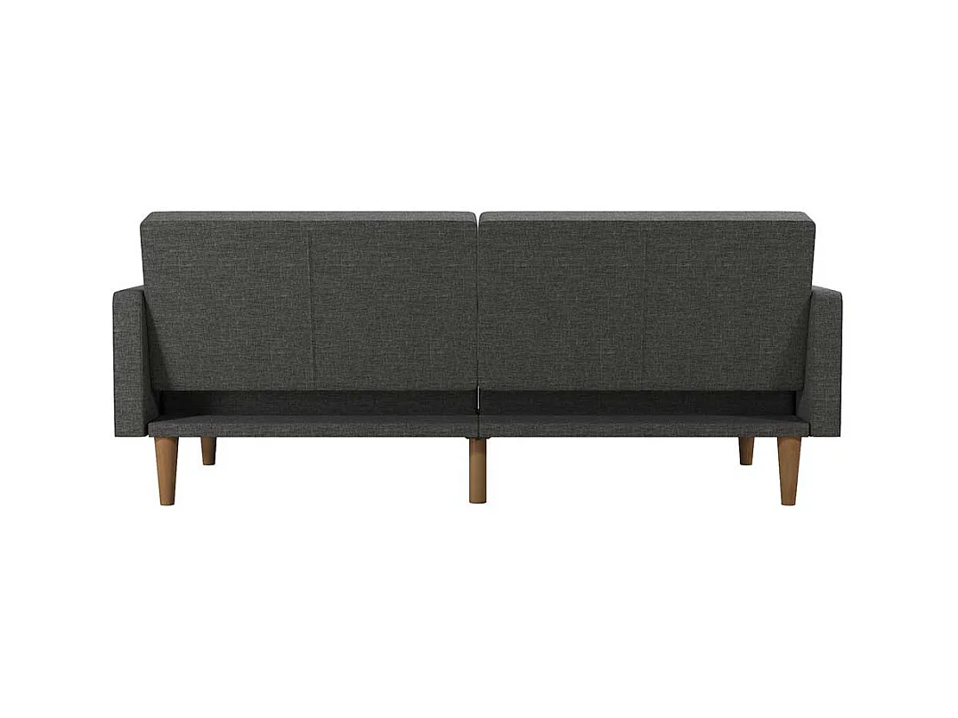 Schlafsofa im Retrostil mit Armlehnen Rücken Klappmechanik