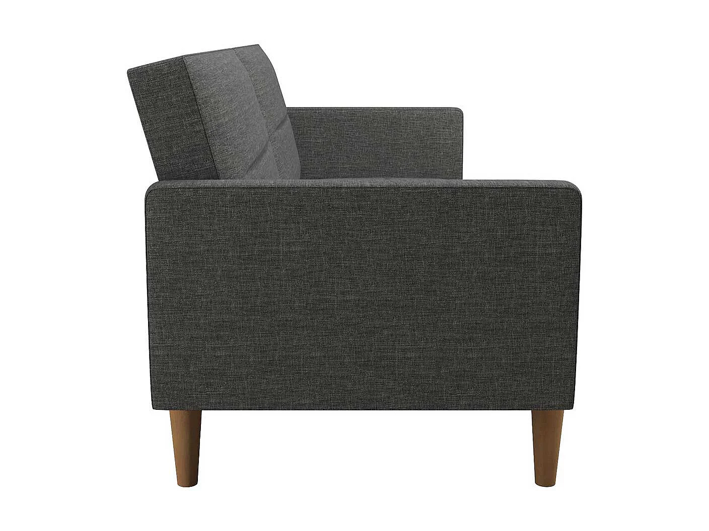 Schlafsofa im Retrostil mit Armlehnen Rücken Klappmechanik