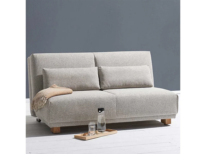 Funktionssofa in Beige Stoff Made in Germany