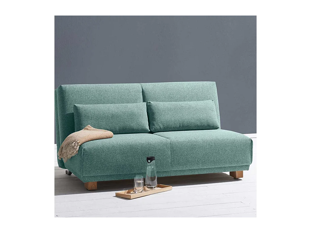 Faltsofa in Petrol Webstoff Made in Germany