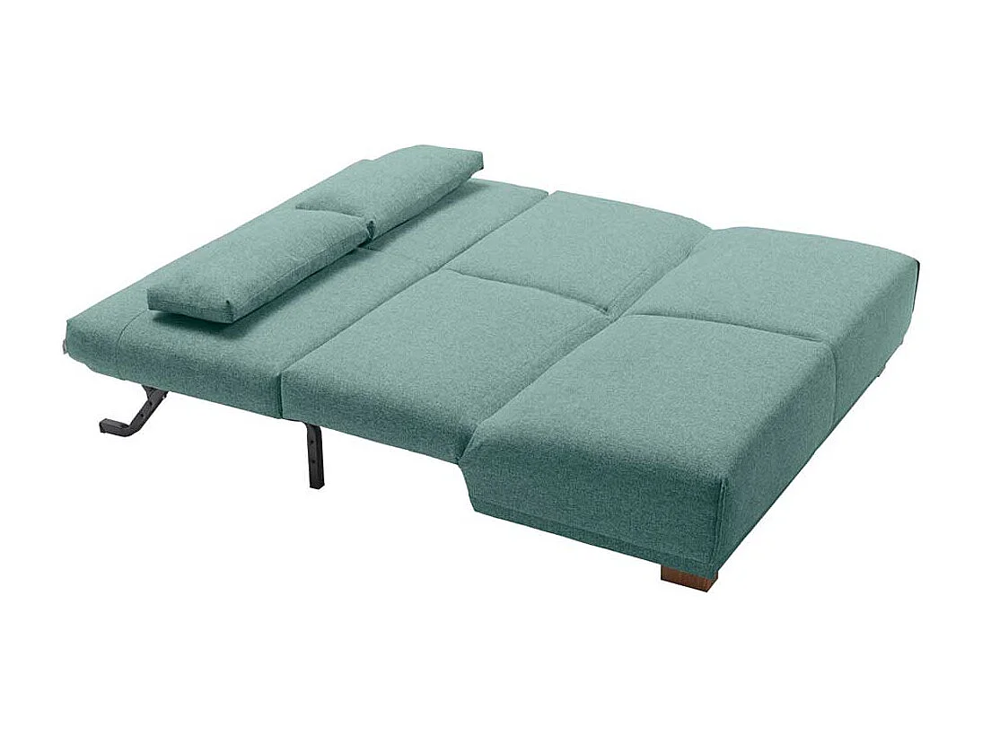 Faltsofa in Petrol Webstoff Made in Germany