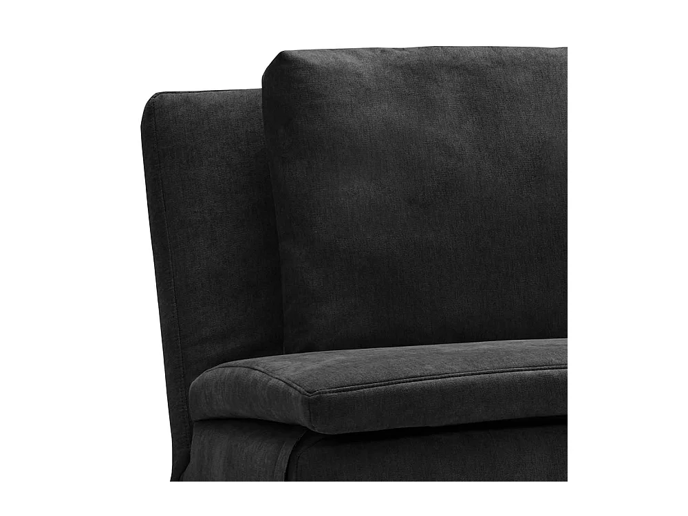 Ausklappbares Sofa schwarz in modernem Design Made in Germany