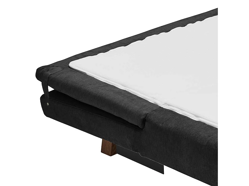 Ausklappbares Sofa schwarz in modernem Design Made in Germany