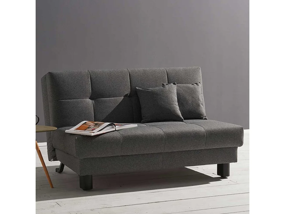 Faltsofa in Grau Schlaffunktion