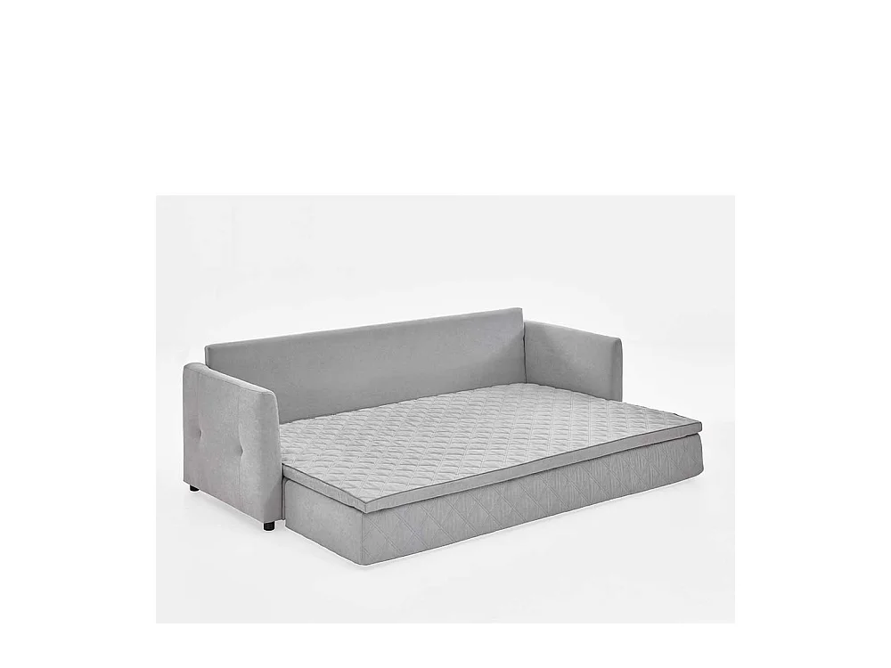 2er Schlafsofa in Hellgrau Taschenfederkern
