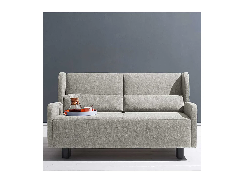 Schlafsofa in Beige Webstoff Made in Germany