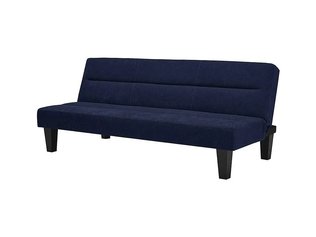 Funktions Sofa in Blau und Schwarz R�cken Klappmechanik