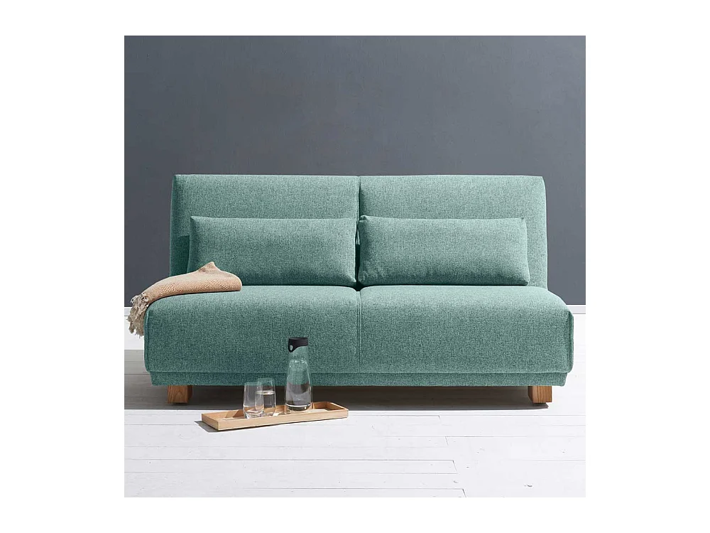 Faltsofa in Petrol Webstoff Made in Germany