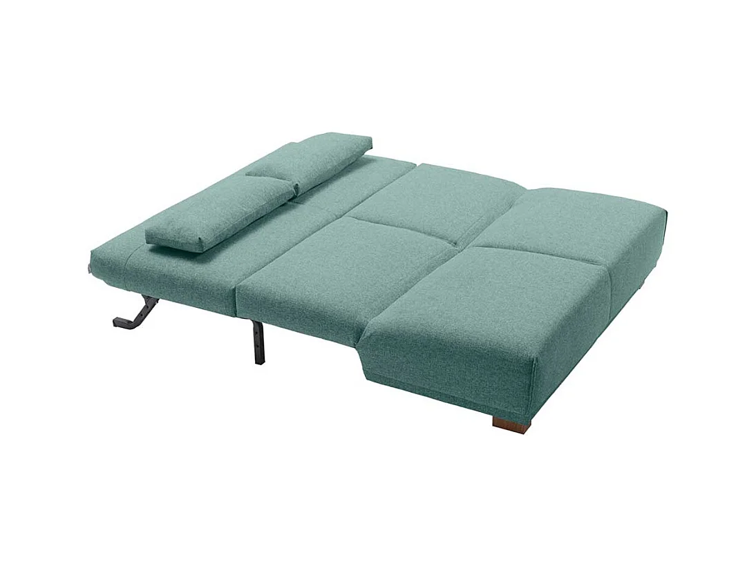 Faltsofa in Petrol Webstoff Made in Germany