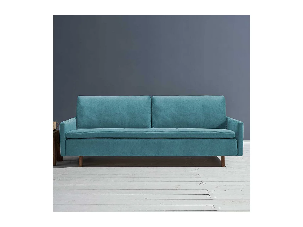 Bettsofa Petrol Made in Germany Rücken Klappmechanik