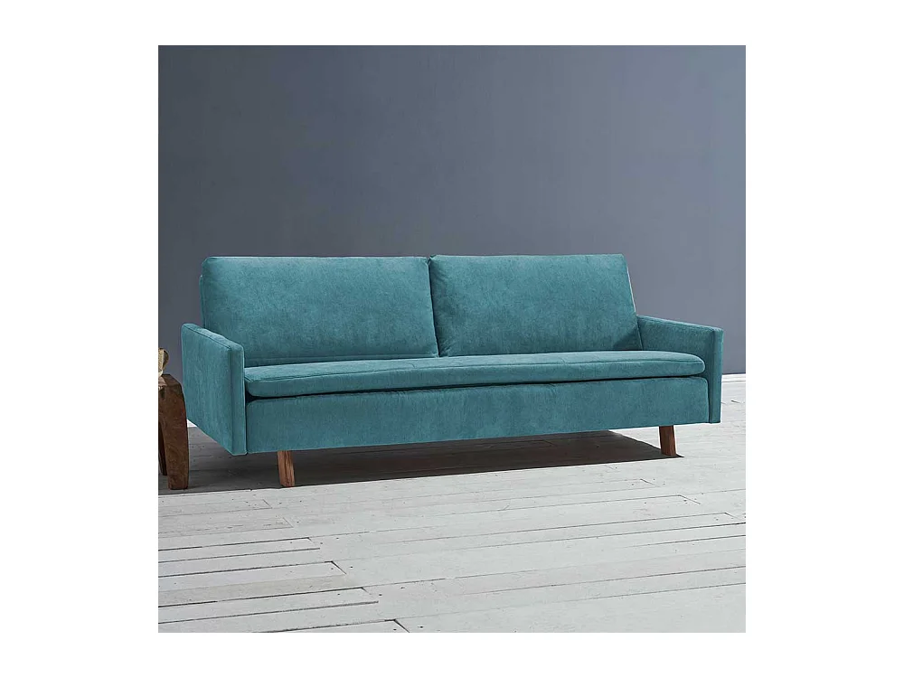 Bettsofa Petrol Made in Germany Rücken Klappmechanik