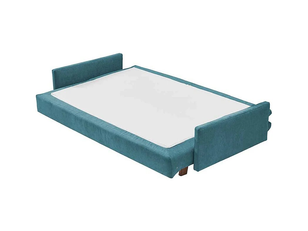 Bettsofa Petrol Made in Germany Rücken Klappmechanik