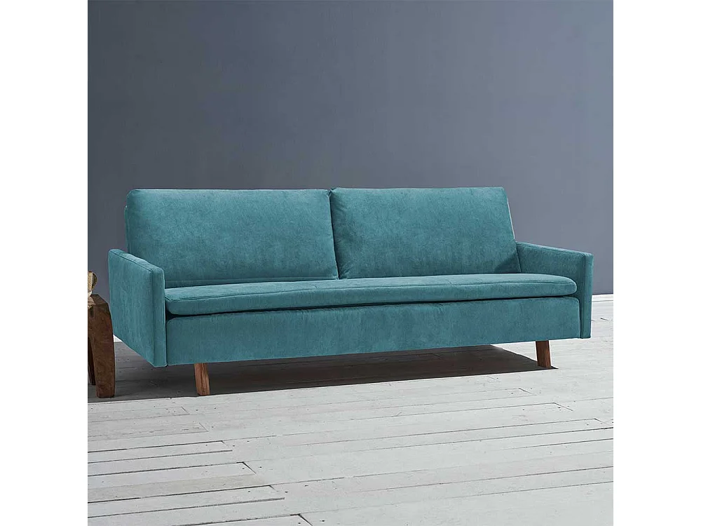 Bettsofa Petrol Made in Germany Rücken Klappmechanik