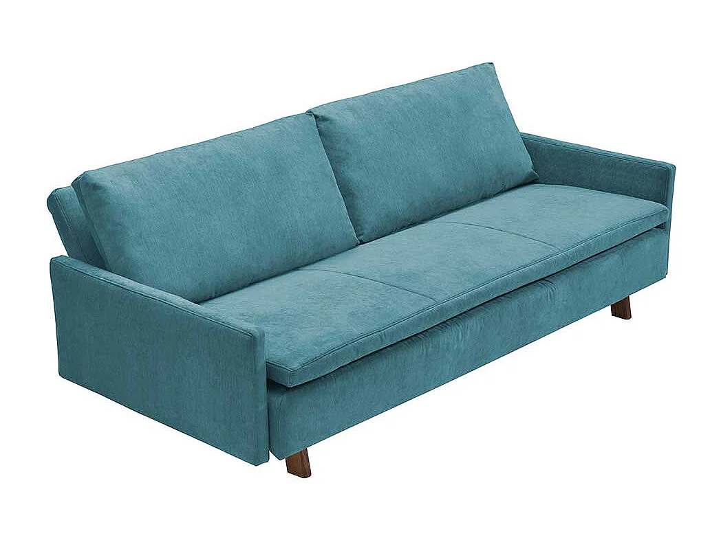 Bettsofa Petrol Made in Germany Rücken Klappmechanik