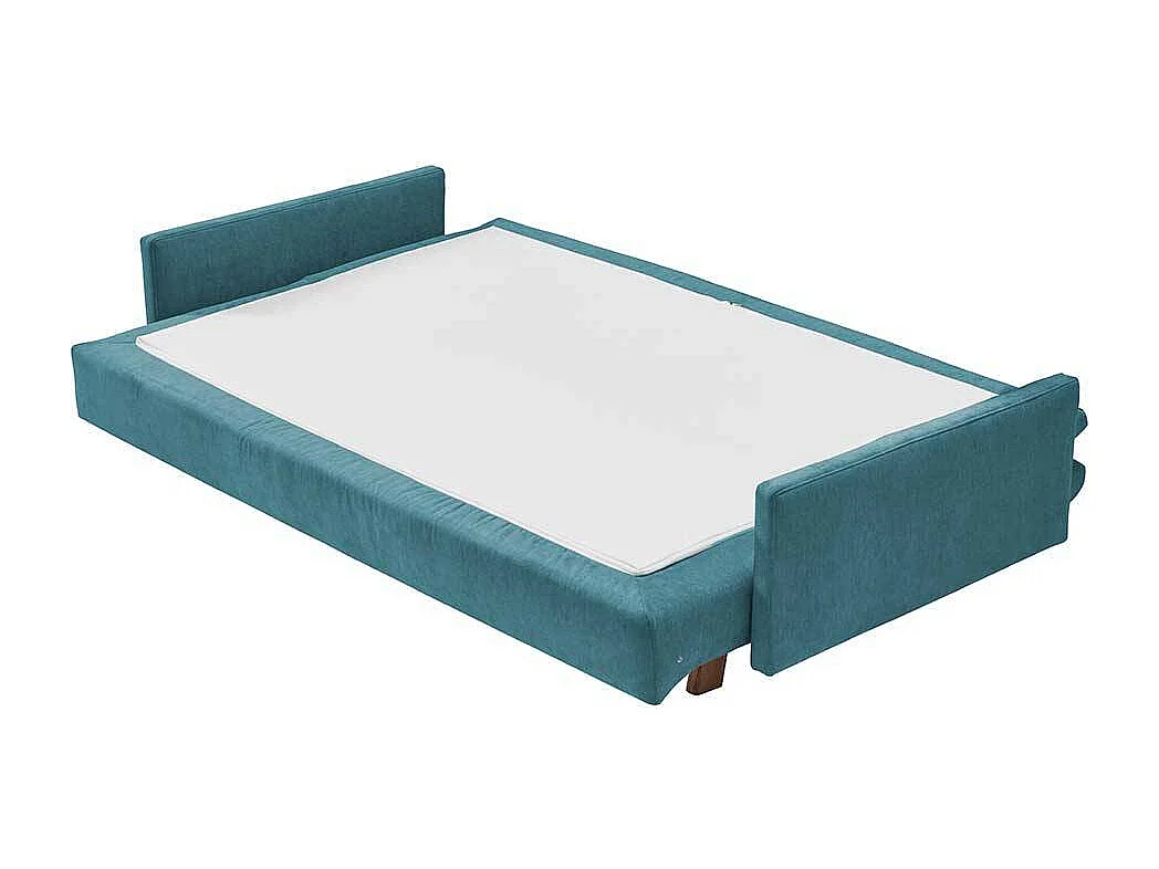 Bettsofa Petrol Made in Germany Rücken Klappmechanik