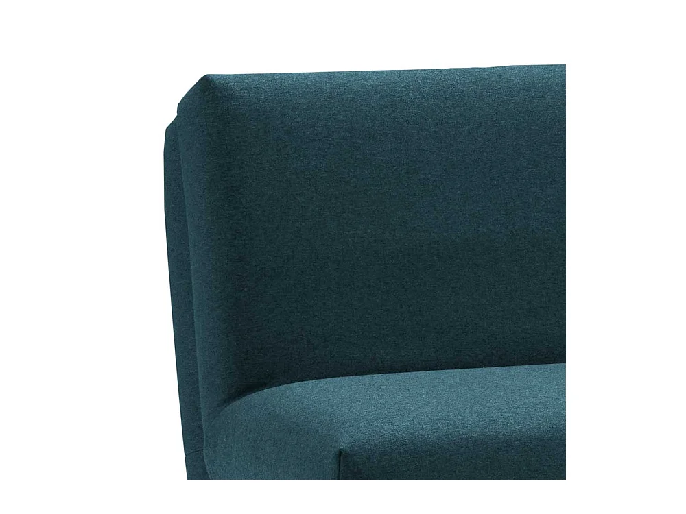 Klappsofa in Petrol Schlaffunktion