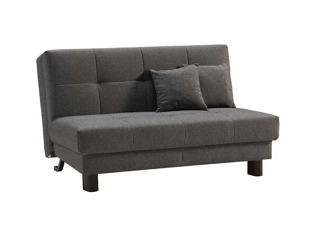 Faltsofa in Grau Schlaffunktion
