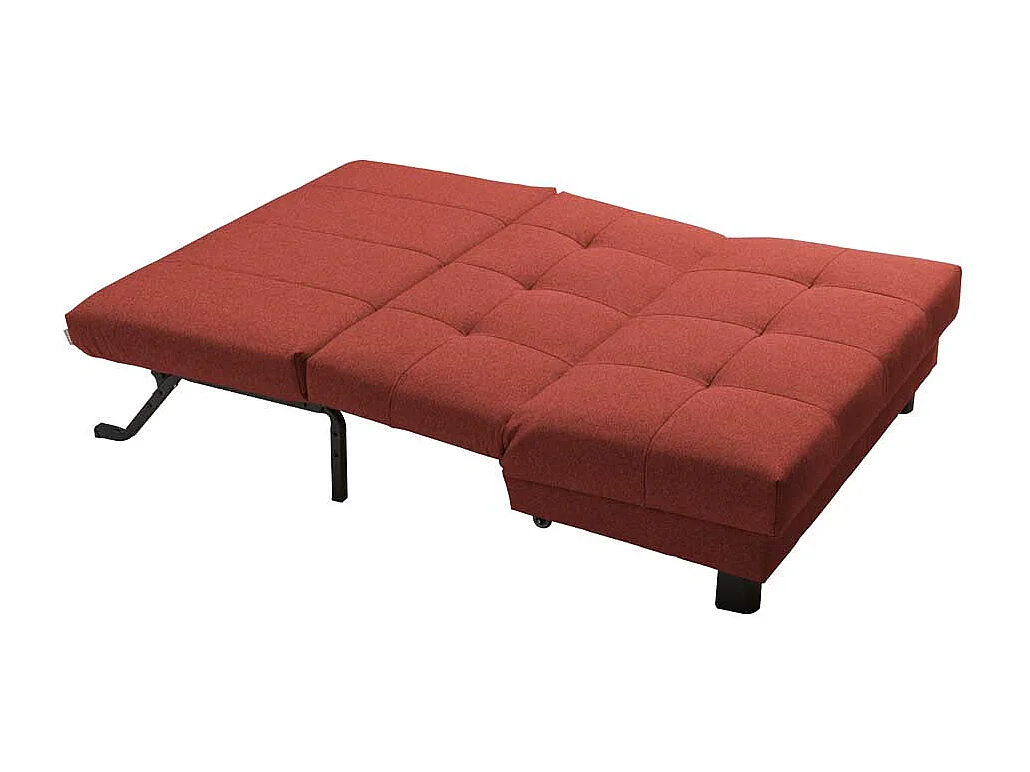 Funktionssofa in Dunkelrot Schlaffunktion