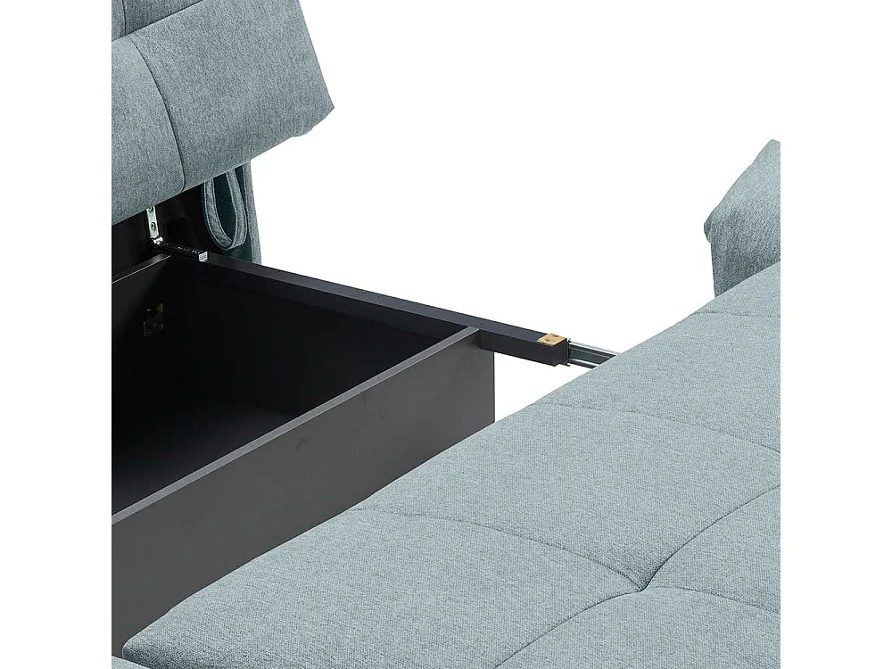 Zweisitzer ausziehbar in modernem Design abklappbaren Armlehnen