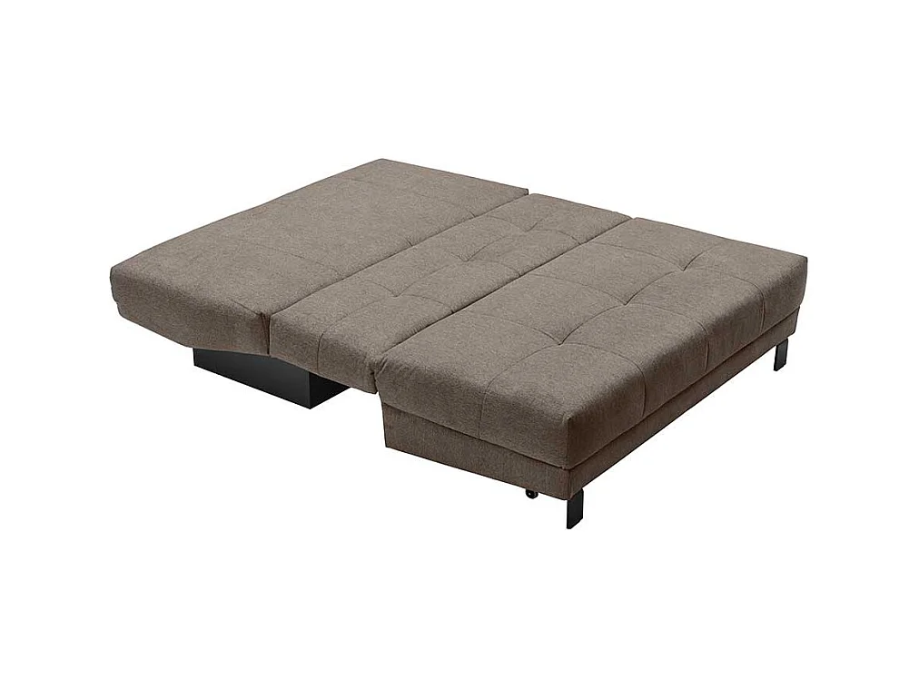 Klappcouch in modernem Design Vierfußgestell aus Metall