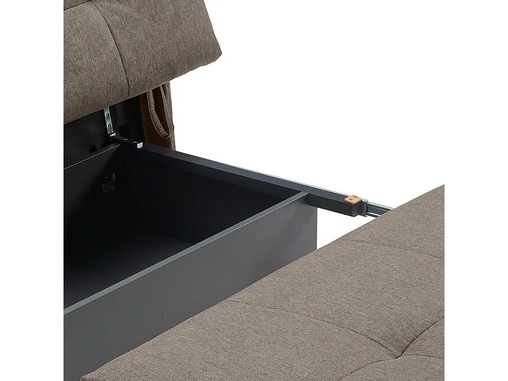 Klappcouch in modernem Design Vierfußgestell aus Metall