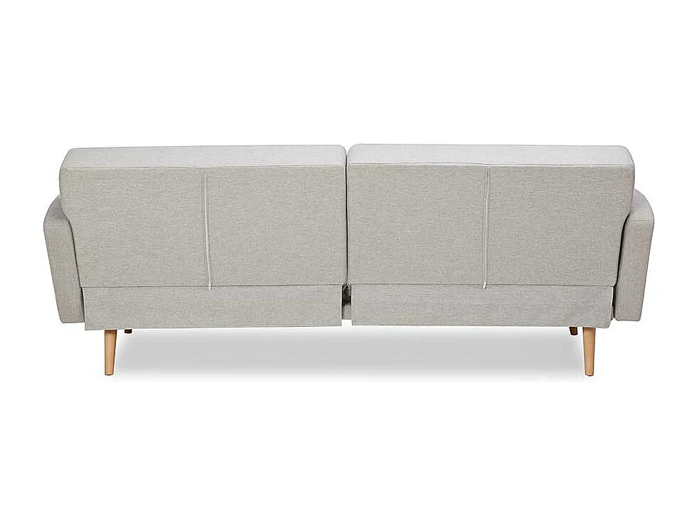 Schlafsofa mit Rücken Klappmechanik Fußgestell aus Holz