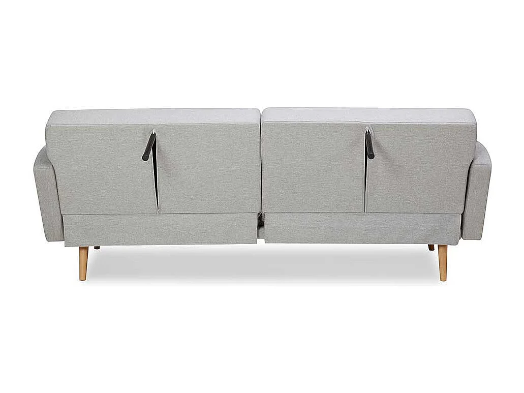 Schlafsofa mit Rücken Klappmechanik Fußgestell aus Holz