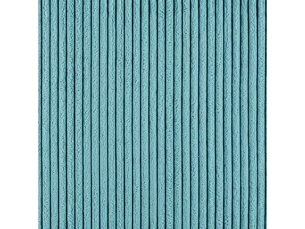 Ausziehsofa Cord in Petrol Untergestell aus Metall