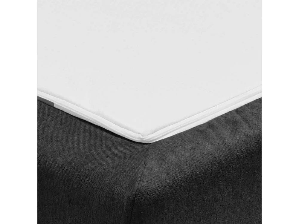 Kippsofa modern in Schwarz und Eichefarben Armlehnen