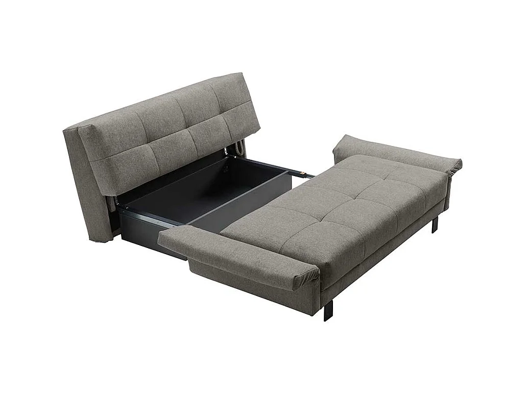 Liegesofa mit verstellbaren Armlehnen Faltmechanik