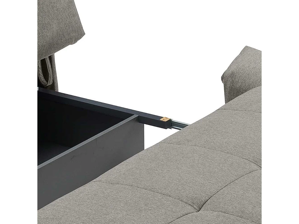 Liegesofa mit verstellbaren Armlehnen Faltmechanik