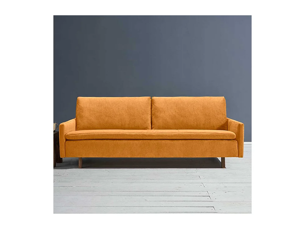 Liegesofa modern Gelb Made in Germany Rücken Klappmechanik