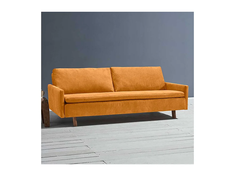 Liegesofa modern Gelb Made in Germany Rücken Klappmechanik
