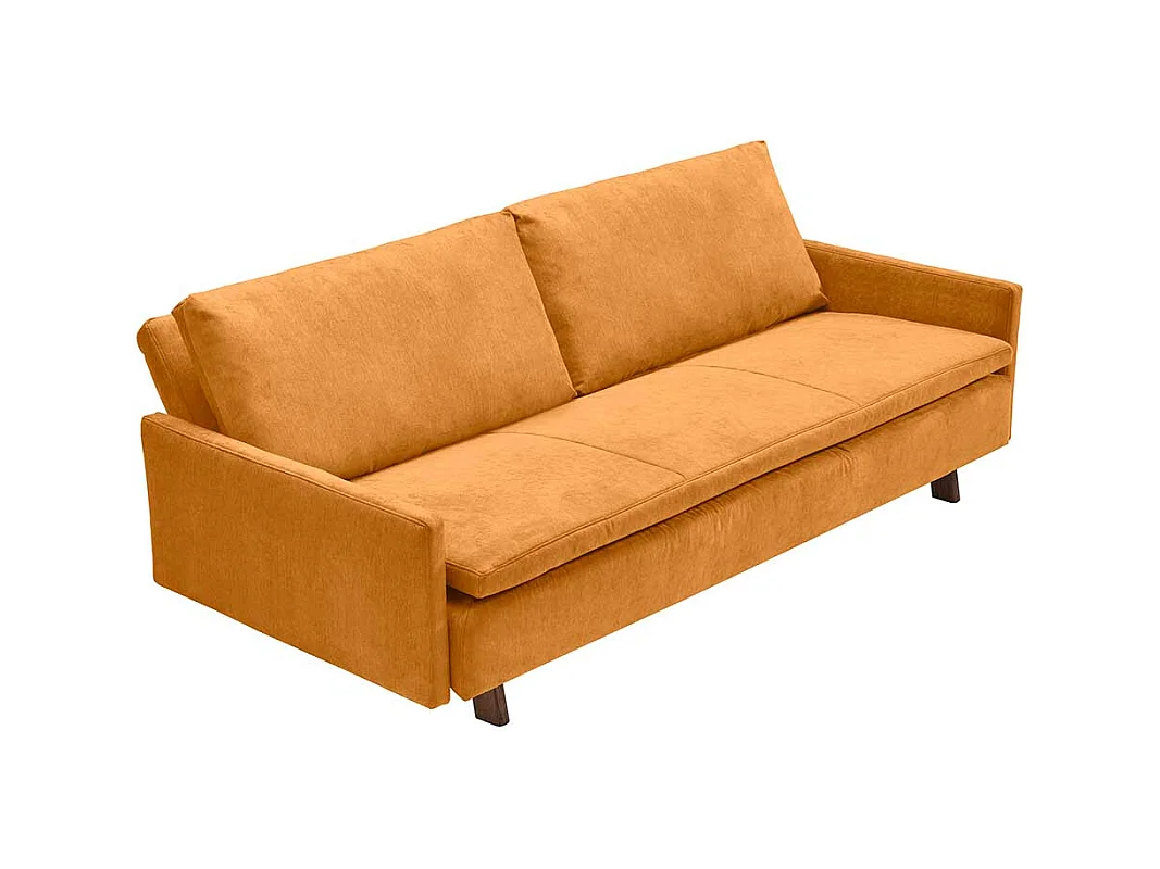 Liegesofa modern Gelb Made in Germany Rücken Klappmechanik