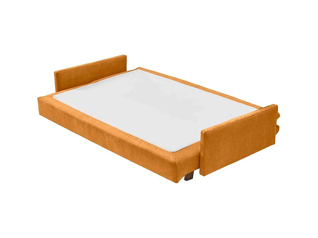 Liegesofa modern Gelb Made in Germany Rücken Klappmechanik