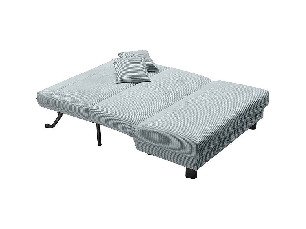 Futonschlafsofa modern in Hellblau Faltmechanik