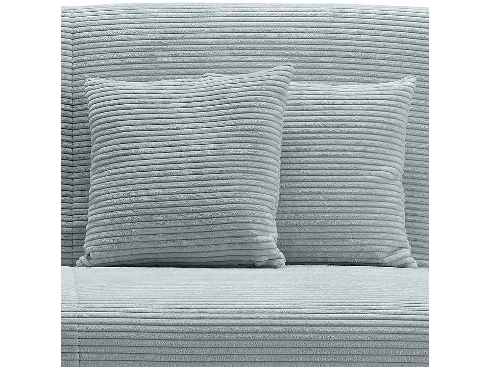 Futonschlafsofa modern in Hellblau Faltmechanik