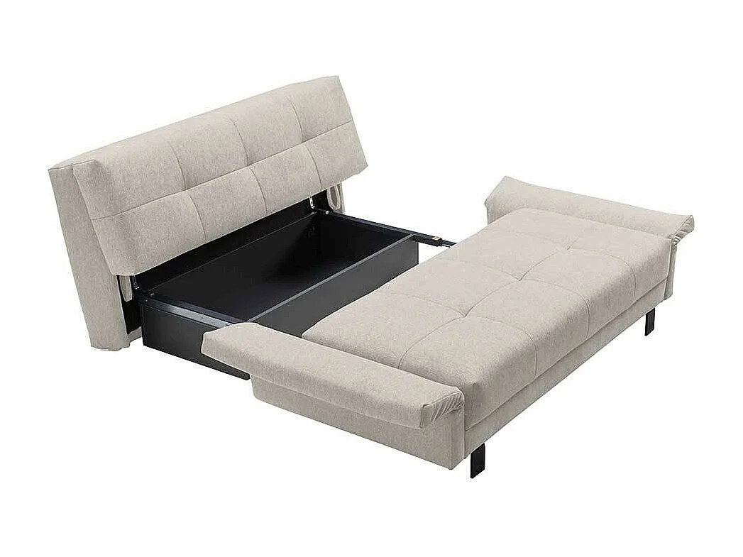 Sofabett in modernem Design abklappbaren Armlehnen
