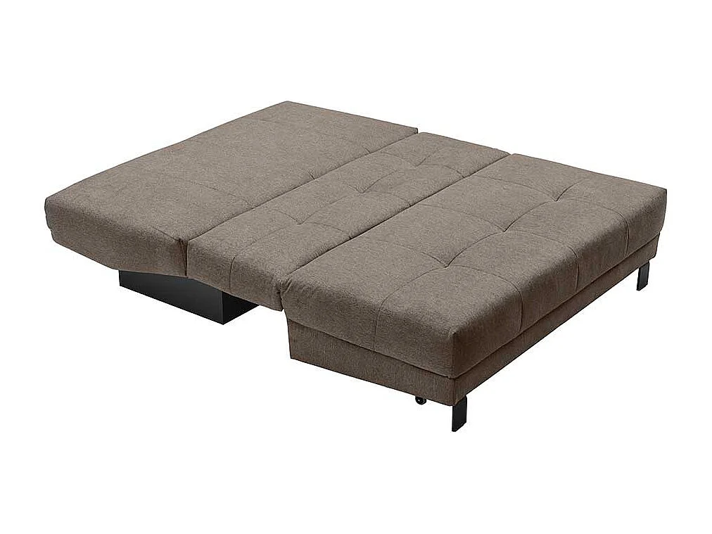 Klappcouch in modernem Design Vierfußgestell aus Metall