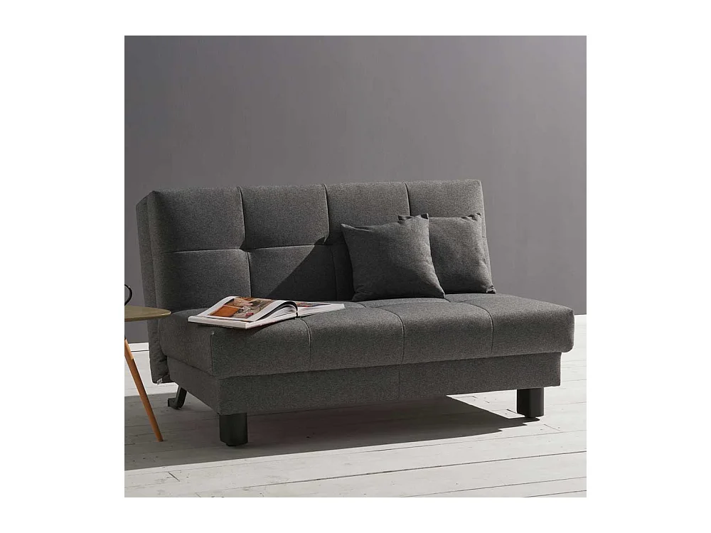 Faltsofa in Grau Schlaffunktion