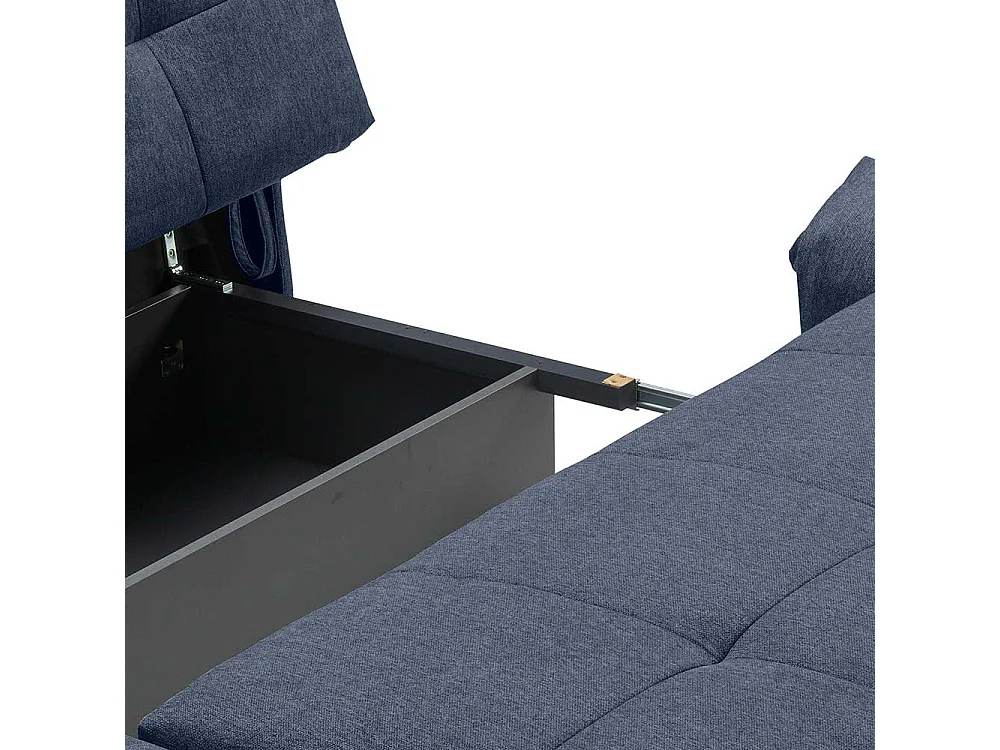 Klappsofa mit verstellbaren Armlehnen Faltmechanik