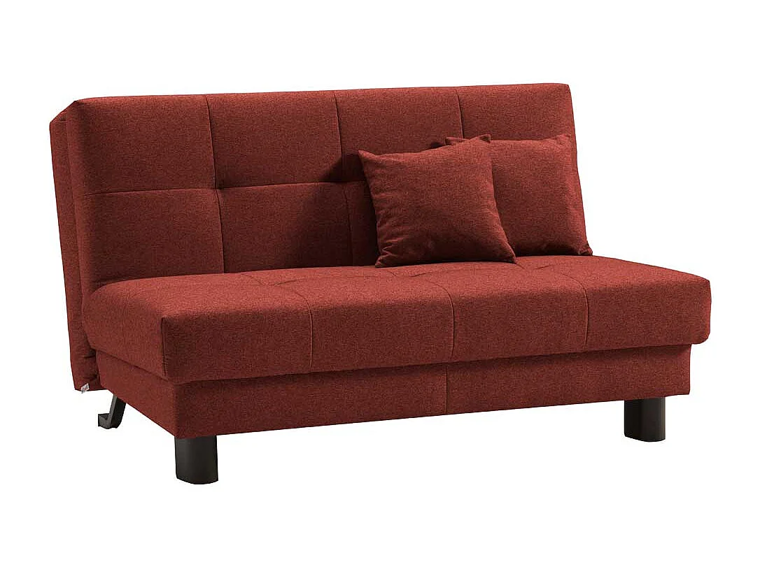 Funktionssofa in Dunkelrot Schlaffunktion