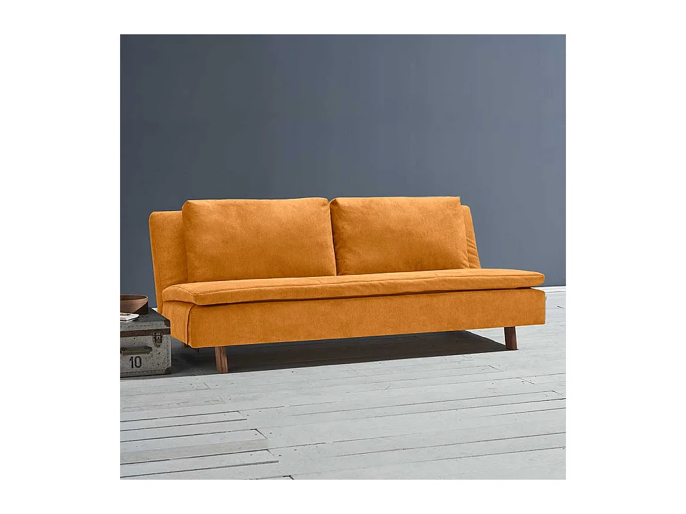 Dreisitzer Sofa mit Rücken Klappmechanik Microvelour