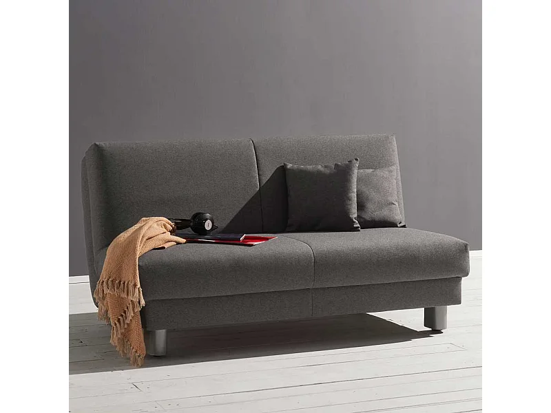Schlafsofa in Grau Faltmechanik