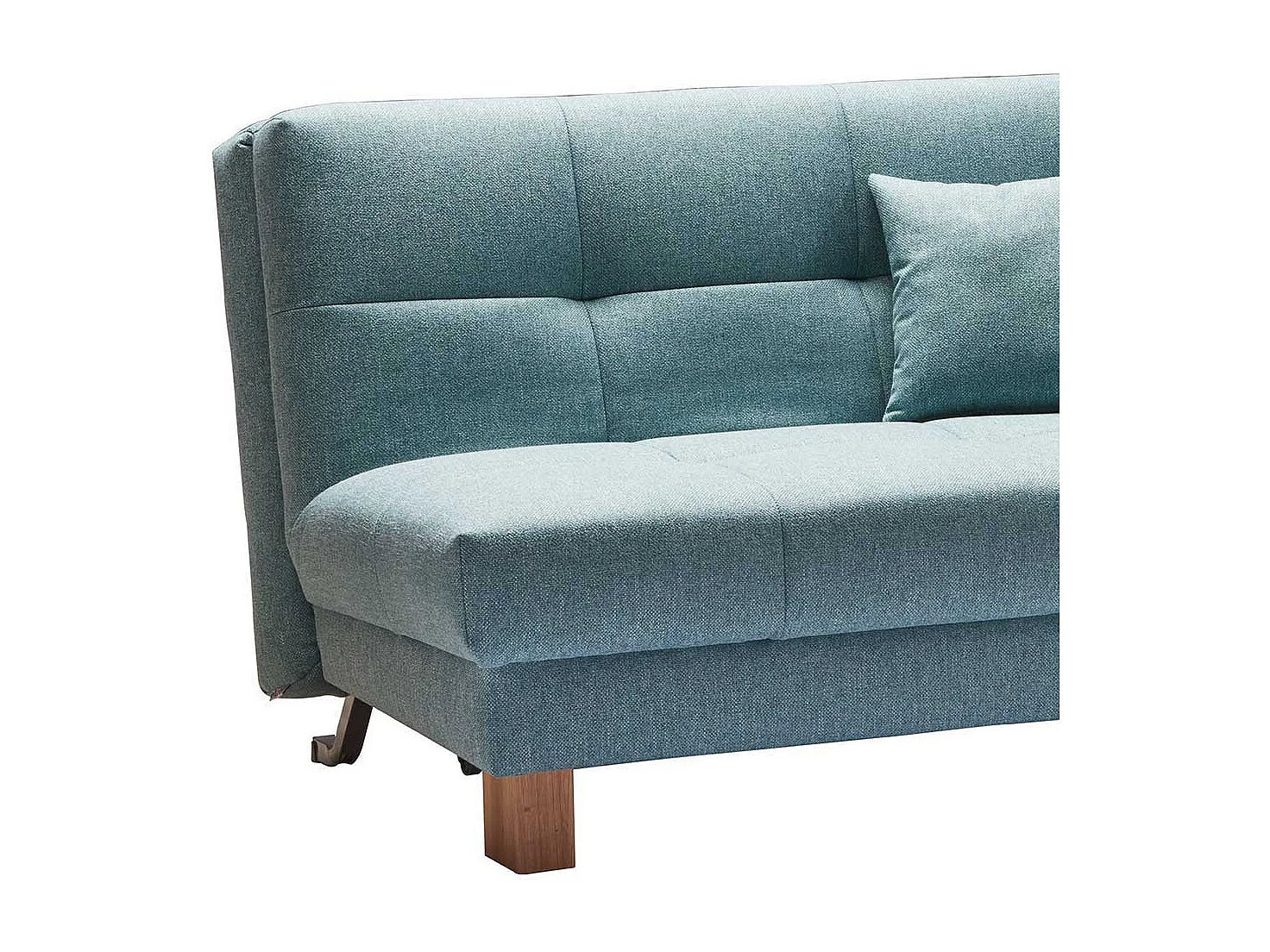 Schlafsofa in Türkis Webstoff