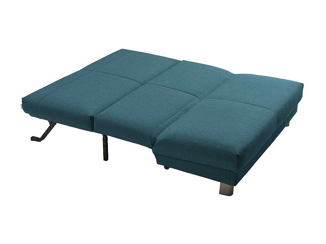 Klappsofa in Petrol Schlaffunktion