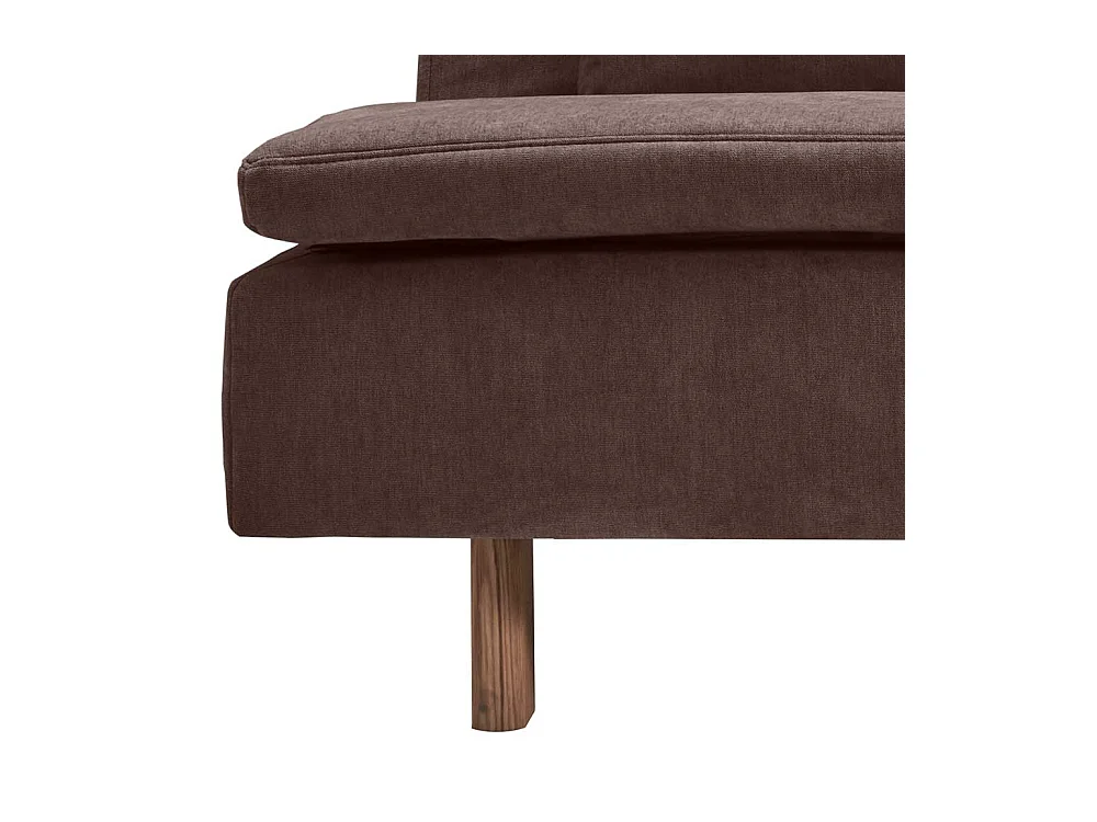 Bettcouch dunkelbraun mit Rücken Klappmechanik 45 cm Sitzhöhe