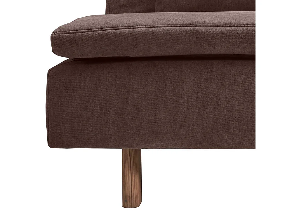 Bettcouch dunkelbraun mit Rücken Klappmechanik 45 cm Sitzhöhe