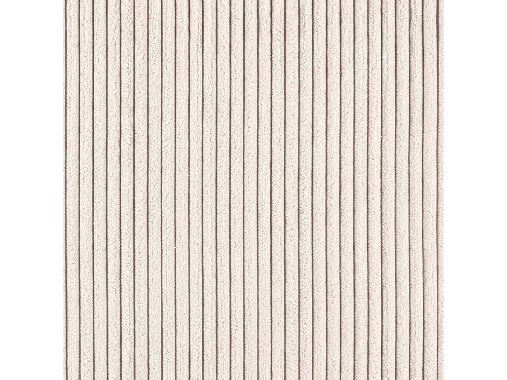 Zweisitzer Schlafsofa in Beige Cord Vierfußgestell aus Metall