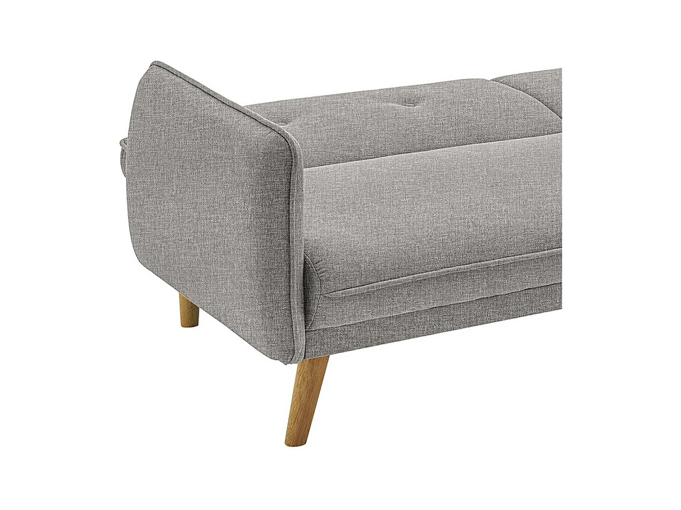 Schlafsofa mit Rücken Klappmechanik Fußgestell aus Holz